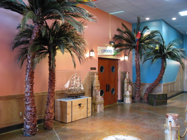 Preserved palms outside Connor's Cove 1